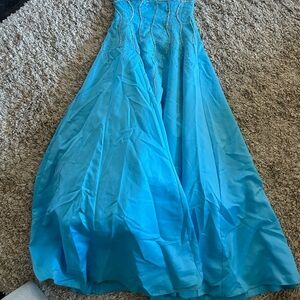 Blue Cache Prom Dress
